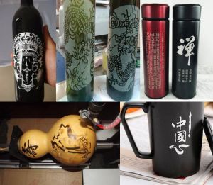 蚌埠五河县酒瓶葫芦工艺品激光雕刻机